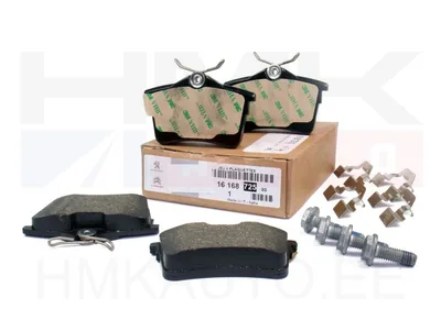 Piduriklotside komplekt tagumine OEM Citroen Berlingo 2008- / Peugeot 308, Partner 2008- >>1668247580 - PSA  1616872580 - OE - 100% Genuine Part