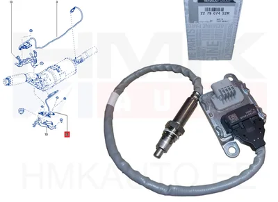 NOx andur tagumine OEM Renault/Dacia - REN  227907452R - OE - 100% Genuine Part
