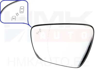 Peegliklaas vasak (pimenurga anduriga) OEM Renault Koleos II 2019- - REN  963663477R - OE - 100% Genuine Part