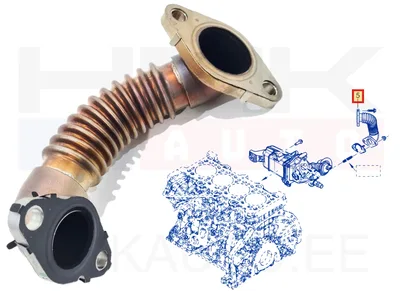 EGR toru OEM Renault Master 2,3DCI BiTurbo 2019-  (M9T-726) - REN  147256840R - OE - 100% Genuine Part