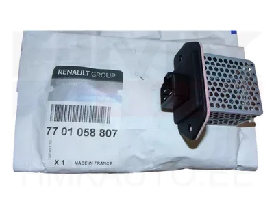 Salongiventilaatori reostaat OEM Renault Trafic II-III (tagumine A/C) - REN  7701058807 - OE - 100% Genuine Part