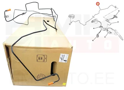 Tagavedrustuse hüdraulika toru OEM Citroen C5 2008- - PSA  9807562180 - OE - 100% Genuine Part