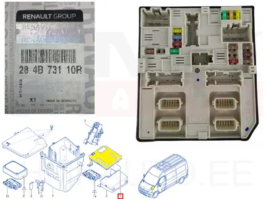 Keskelektroonika juhtplokk (USM) OEM Renault Master 2019- - REN  284B73110R - OE - 100% Genuine Part
