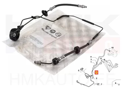 Sidurisilindri toru OEM Fiat Ducato 2,0D 2011- Euro5 - FIAT  55243996 - OE - 100% Genuine Part