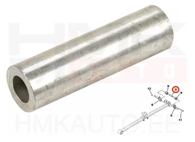 Lehtvedru kinnituspuksi hülss, tagumine ülemine Jumper/Boxer/Ducato 06- - FIAT  1369388080/X