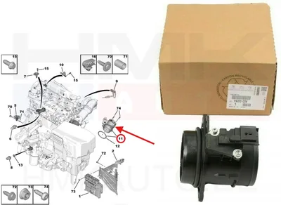 Õhukulumõõtja(MAF) OEM Citroen/Peugeot 2,0BlueHDi - PSA  1920QV - OE - 100% Genuine Part