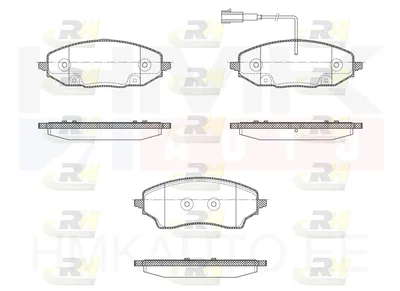 Piduriklotside komplekt tagumine Ducato MCA 2021- 15" (elektr. seisupidur) - 22032.01 - Roadhouse