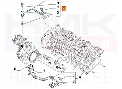 Turbo õlitustoru OEM Fiat Ducato MCA 2,2D 2021-  88/103kW - FIAT  46349136 - OE - 100% Genuine Part