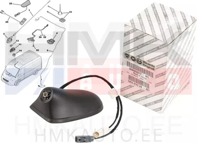 Antenni alus OEM Jumper/Boxer/Ducato 2021-  DAB+ - FIAT  46858213 - OE - 100% Genuine Part