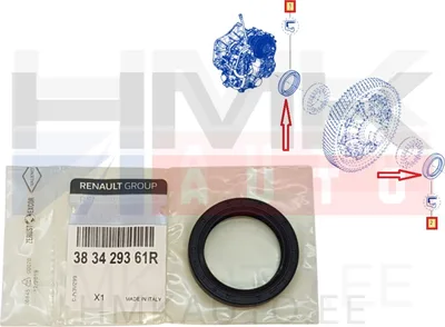 Veovõlli tihend OEM Renault DW5 automaatkäigukast - REN  383429361R - OE - 100% Genuine Part