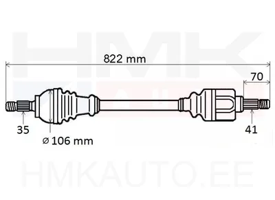 Veovõll komplektne vasak Jumper/Boxer/Ducato 2,0BlueHDI(120kW) / 2,2BlueHDI(103/121kW) 2018- Euro6 - EXP  C9876 - Expert Line
