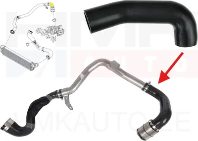 Turbo õhutoru (turbo poolne osa) Renault Master 2,3DCI 2010- - JAD  249185J - Prottego