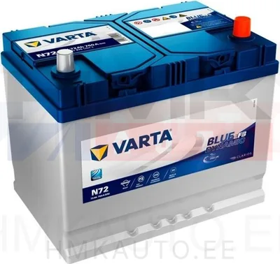 Aku "Varta Blue Dynamic" EFB Start-Stop Plus 72Ah - N72 - Varta