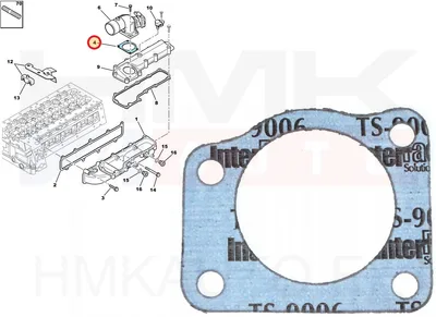 Drosselklapi tihend OEM Jumper/Boxer/Ducato 3,0HDi - PSA  1626264280 - OE - 100% Genuine Part