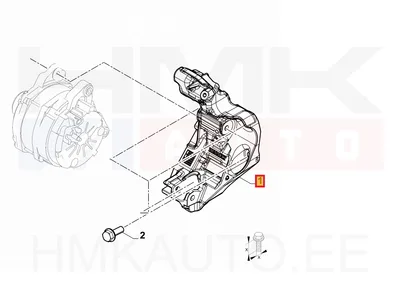 Mootori lisaseadmete kronstein OEM Renault Trafic III 2,0DCI 2019- - REN  117102877R - OE - 100% Genuine Part