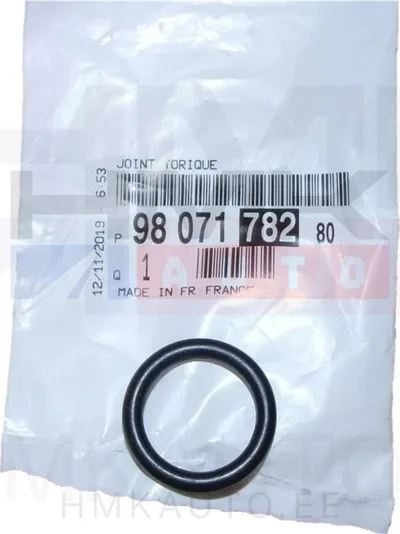 O-rõngastihend jahutusvedeliku torule OEM Citroen/Peugeot 1,5/1,6BlueHDI DV5R/DV6F 2016- - PSA  9807178280 - OE - 100% Genuine Part
