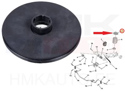 Keerdvedru padi, tagumine ülemine OEM Jumpy/Expert/Talento/Proace 2016- - PSA  9814179580 - OE - 100% Genuine Part