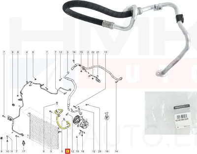 A/C toru OEM Renault Megane IV/Talisman/Espace V 1,6TCe - REN  924909352R - OE - 100% Genuine Part