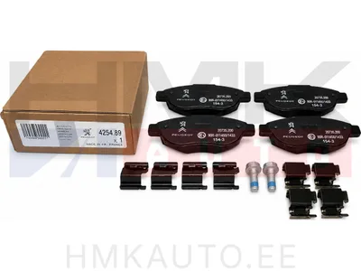 Piduriklotside komplekt eesmine OEM Citroen Berlingo, C3, C4, Xsara/Peugeot Partner, 1007, 206, 207, 307 >>1647862380 - PSA  425489 - OE - 100% Genuine Part