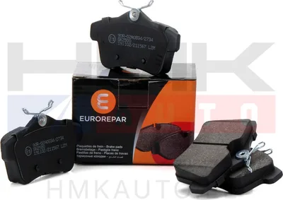 Piduriklotside komplekt tagumine OEM Citroen C4, DS4, DS5 / Peugeot 308, 3008, 508, 5008, RCZ - EUR  1617272680 - OE - Eurorepar/Essential Parts