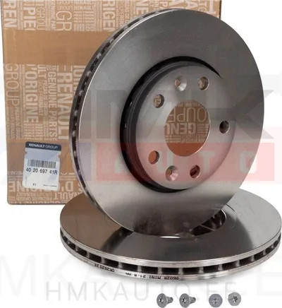 Piduriketaste komplekt (2tk) eesmine OEM Renault Captur II,Megane III,Laguna III,Fluence / Dacia Dokker,Duster 280/24mm - REN  402069741R - OE - 100% Genuine Part