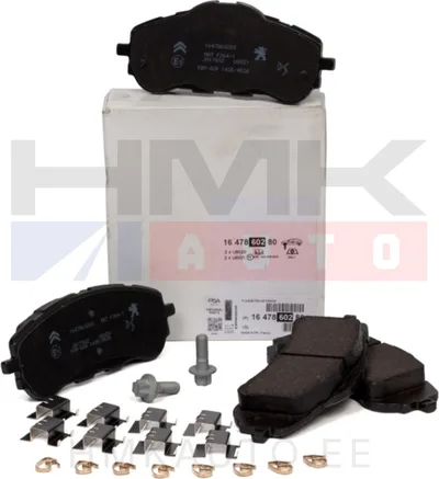 Piduriklotside komplekt eesmine OEM Peugeot 308 II >>6500463680 - PSA  1647860280 - OE - 100% Genuine Part