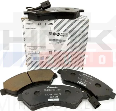 Piduriklotside komplekt eesmine OEM Jumper/Boxer/Ducato 2011- 16" ratas (2 anduriga) 300/32 >>1673603580 - FIAT  77366021 - OE - 100% Genuine Part