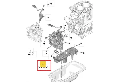 Õlivõttur OEM Citroen Berlingo/Peugeot Partner 2018-  1,5BlueHDI DV5R - PSA  9821380280 - OE - 100% Genuine Part