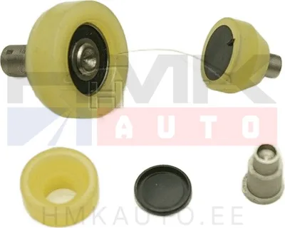 Liugukse rullide remontkomplekt, alumine (V=P) VW Transporter T5 04- - HMK-VWTR503