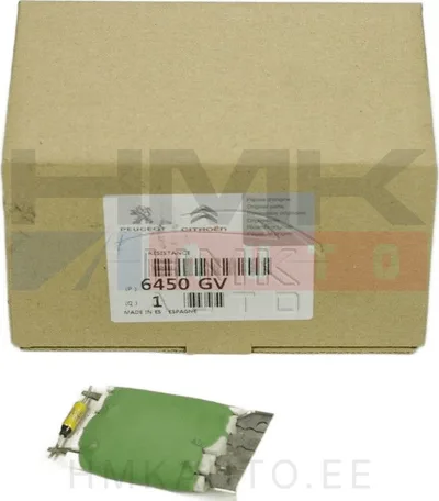 Salongiventilaatori reostaat OEM Berlingo/Partner 1,6-2,0HDI  -2008 - PSA  6450GV - OE - 100% Genuine Part