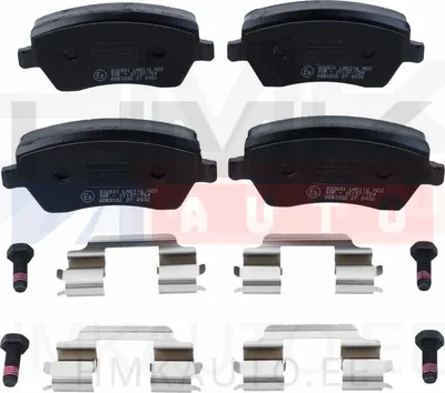 Piduriklotside komplekt eesmine Renault Clio III, Modus, Kangoo II / Dacia Logan, Dokker, Lodgy, Duster - GDB3332 - TRW