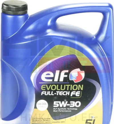 Mootoriõli 5W30 ELF EVOLUTION FULLTECH FE 5L - ELF005 - Elf