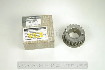 Väntvõlli rihmaratas (hammasrihmale) OEM Renault 1,9DCI F9Q - REN  7700100776 - OE - 100% Genuine Part