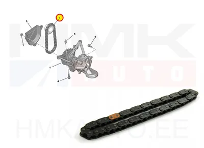 Õlipumba kett OEM Citroen/Peugeot - PSA  103314 - OE - 100% Genuine Part