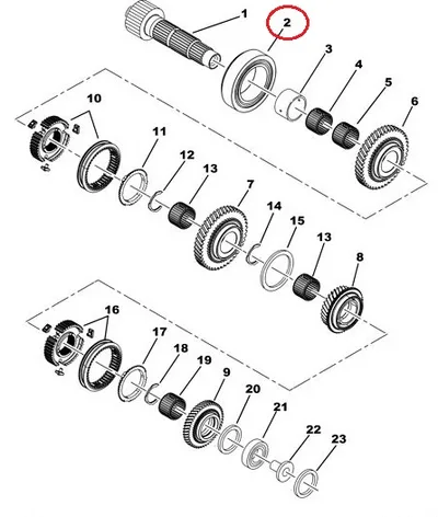 *Käigukasti laager OEM Jumper/Boxer/Ducato 3,0HDI 2006- - PSA  2317A2 - OE - 100% Genuine Part