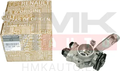 Drosselklapp OEM Renault 1,2 8V D7F (koos tühikäigu klapi ja temperatuuri anduriga) - REN  7700108120 - OE - 100% Genuine Part